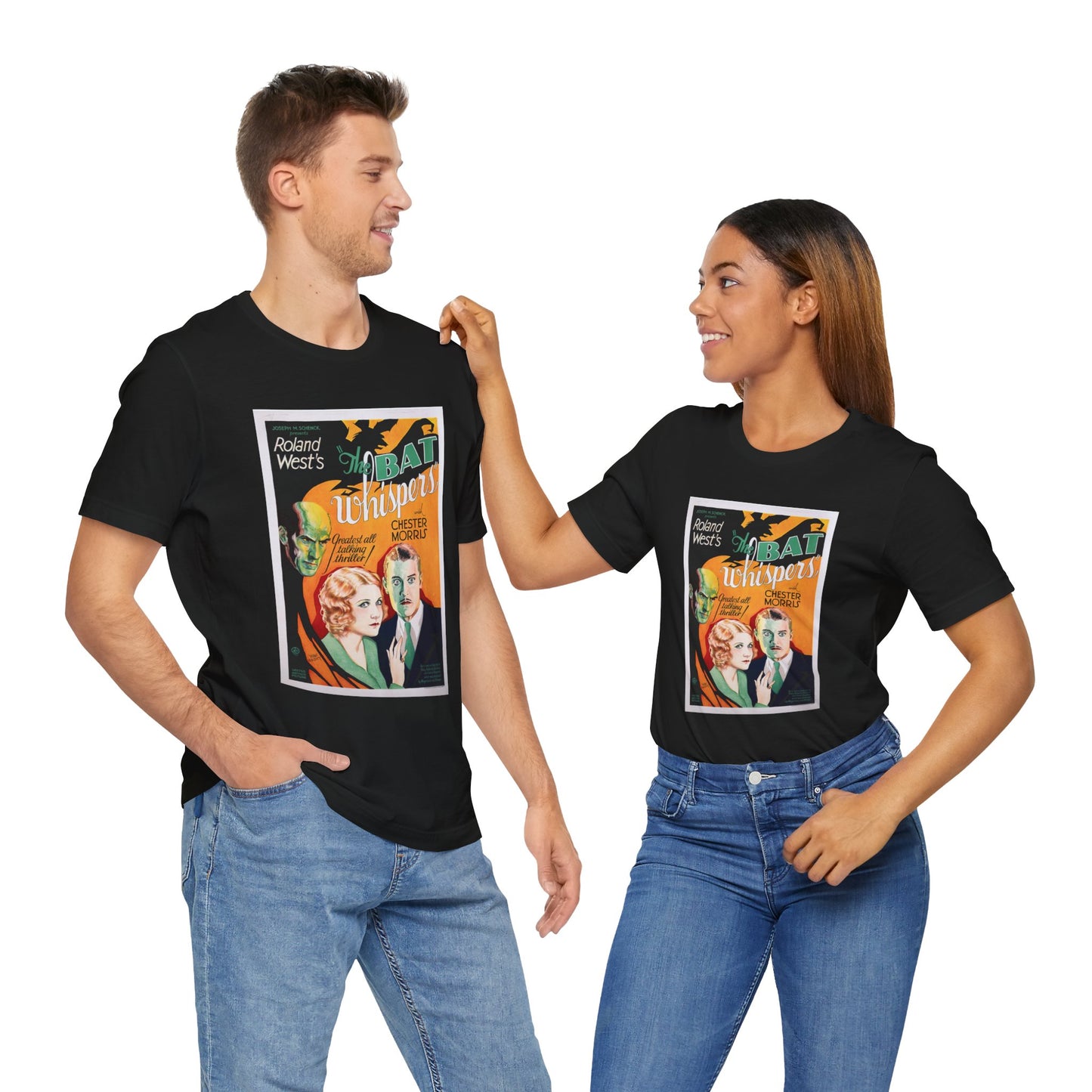 Vintage 'The Bat Whispers' Movie Poster T-Shirt - Retro Cinema Wear