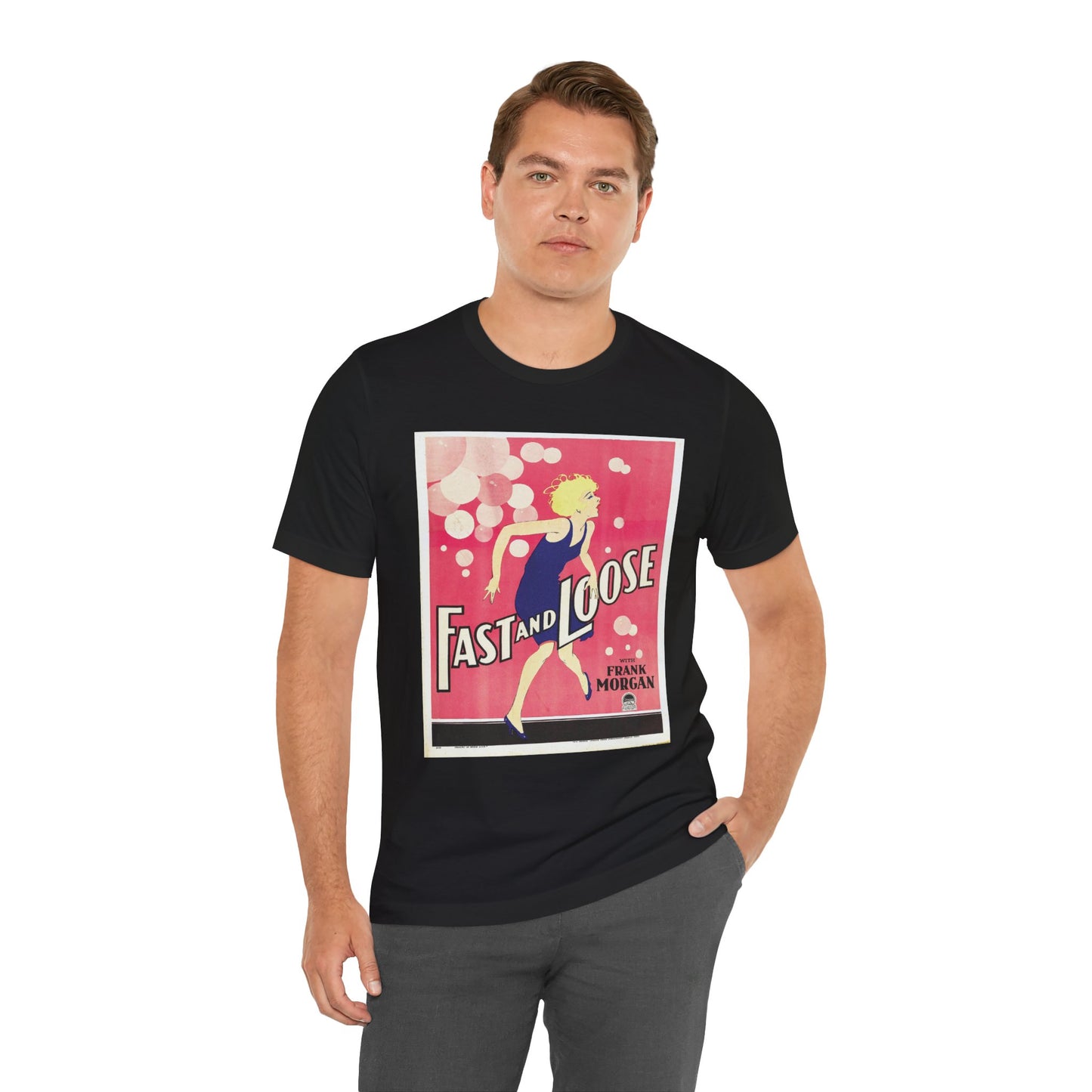 Vintage 'Fast and Loose' Movie Poster T-Shirt - Retro Film Wear