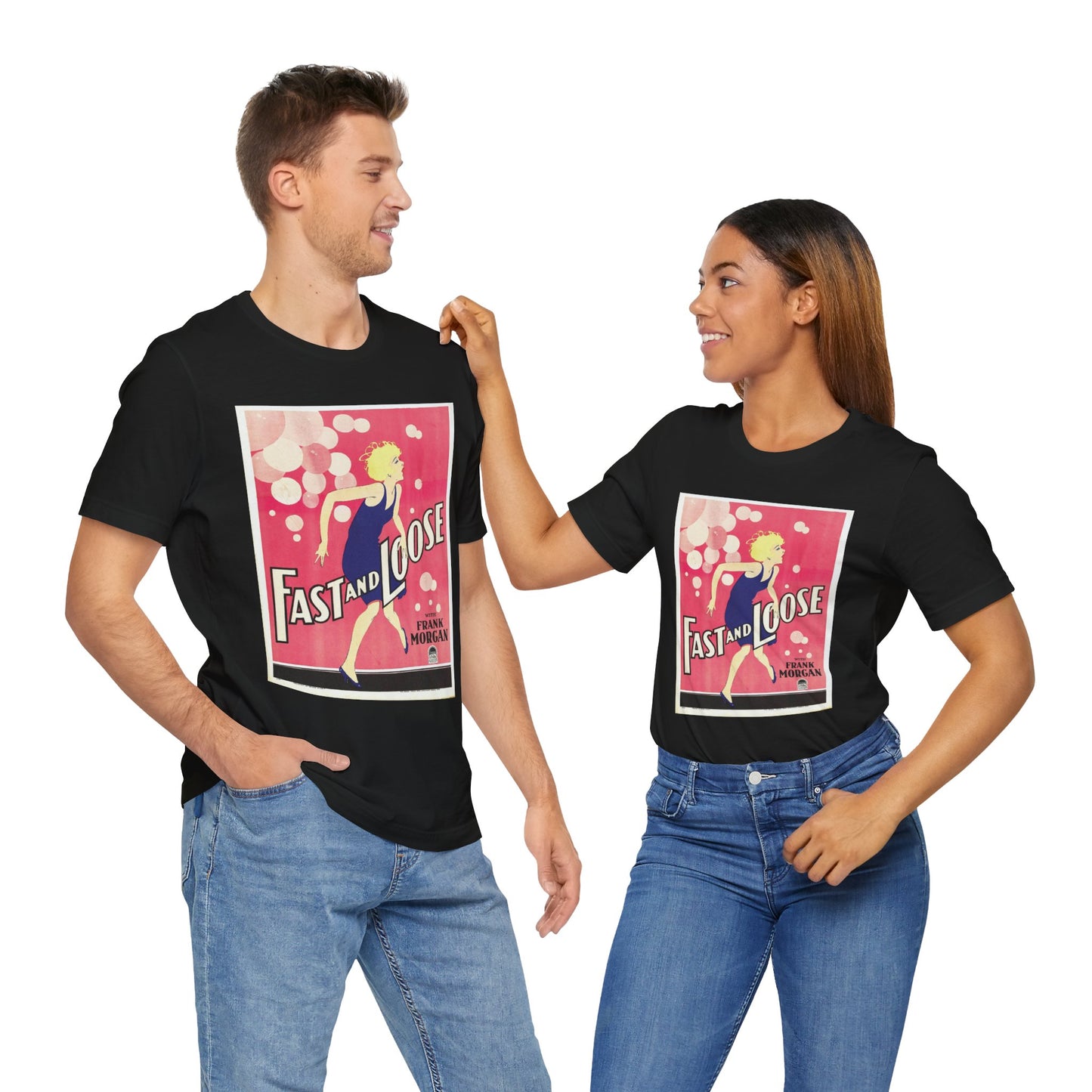 Vintage 'Fast and Loose' Movie Poster T-Shirt - Retro Film Wear