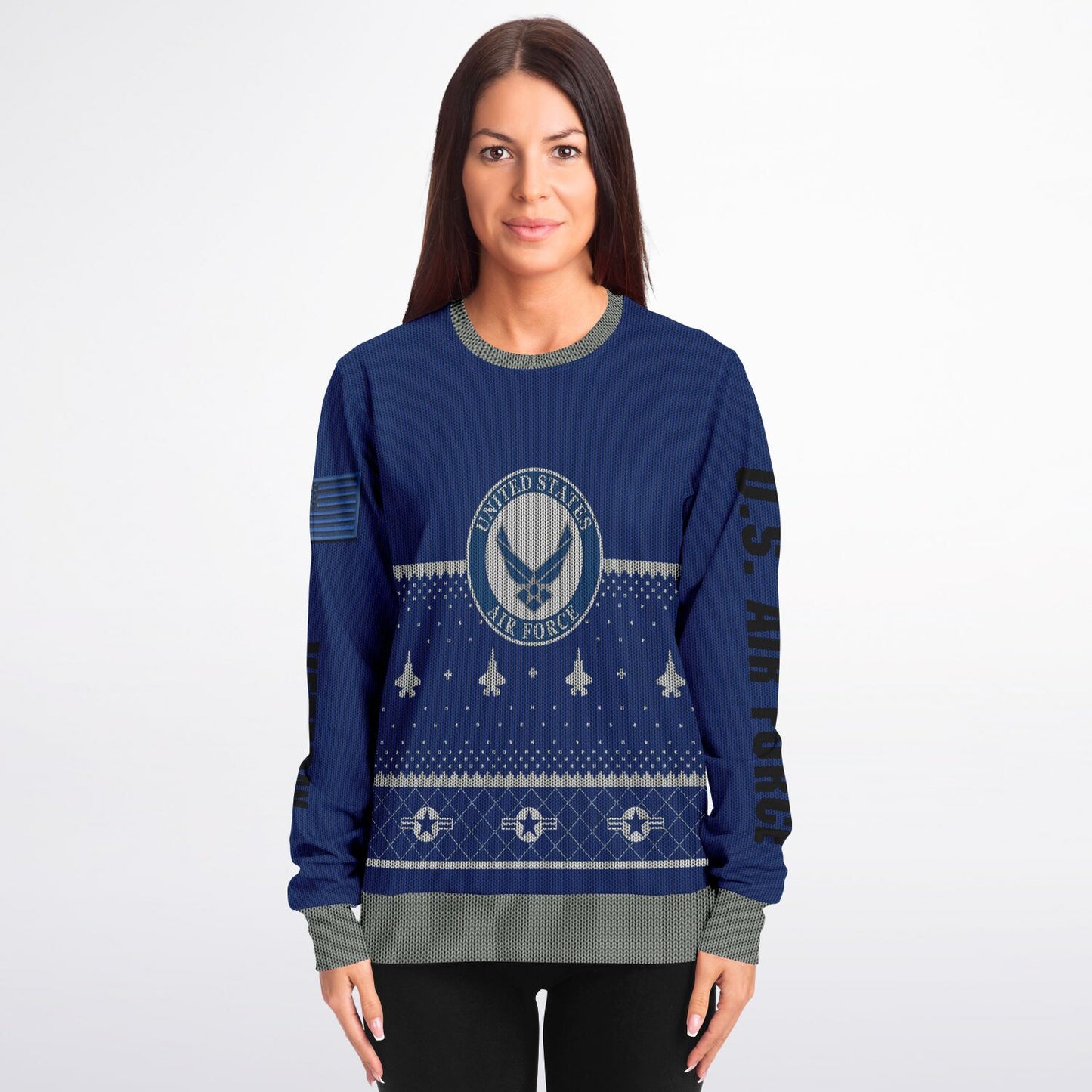 Air Force Veteran Ugly Sweater Sweatshirt