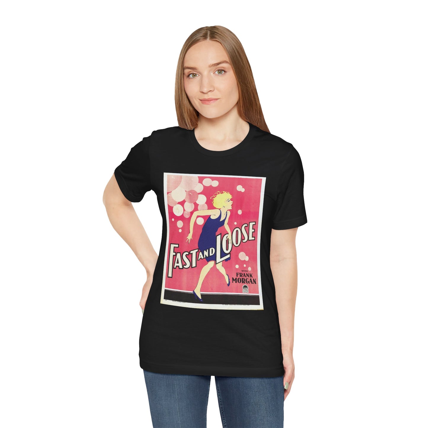 Vintage 'Fast and Loose' Movie Poster T-Shirt - Retro Film Wear