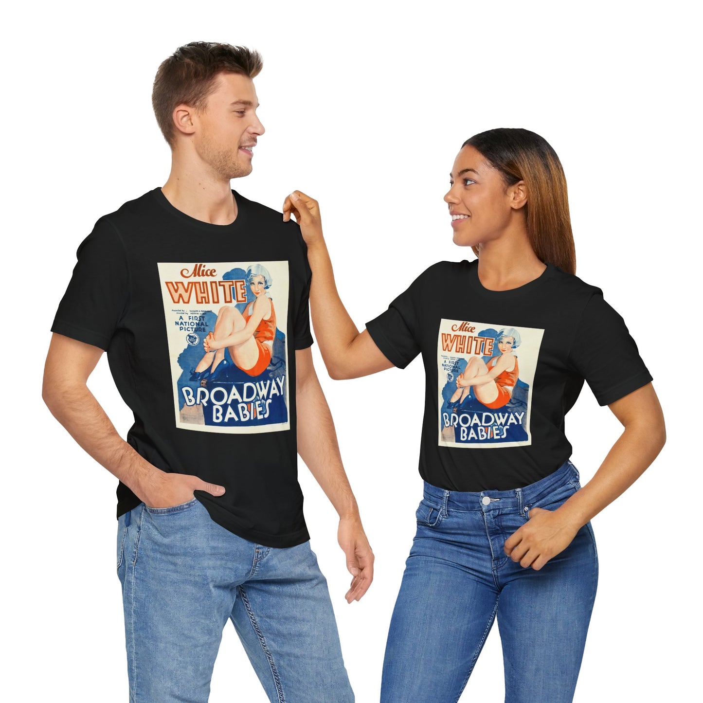 Vintage 'Broadway Babies' Movie Poster T-Shirt - Retro Film Artwear