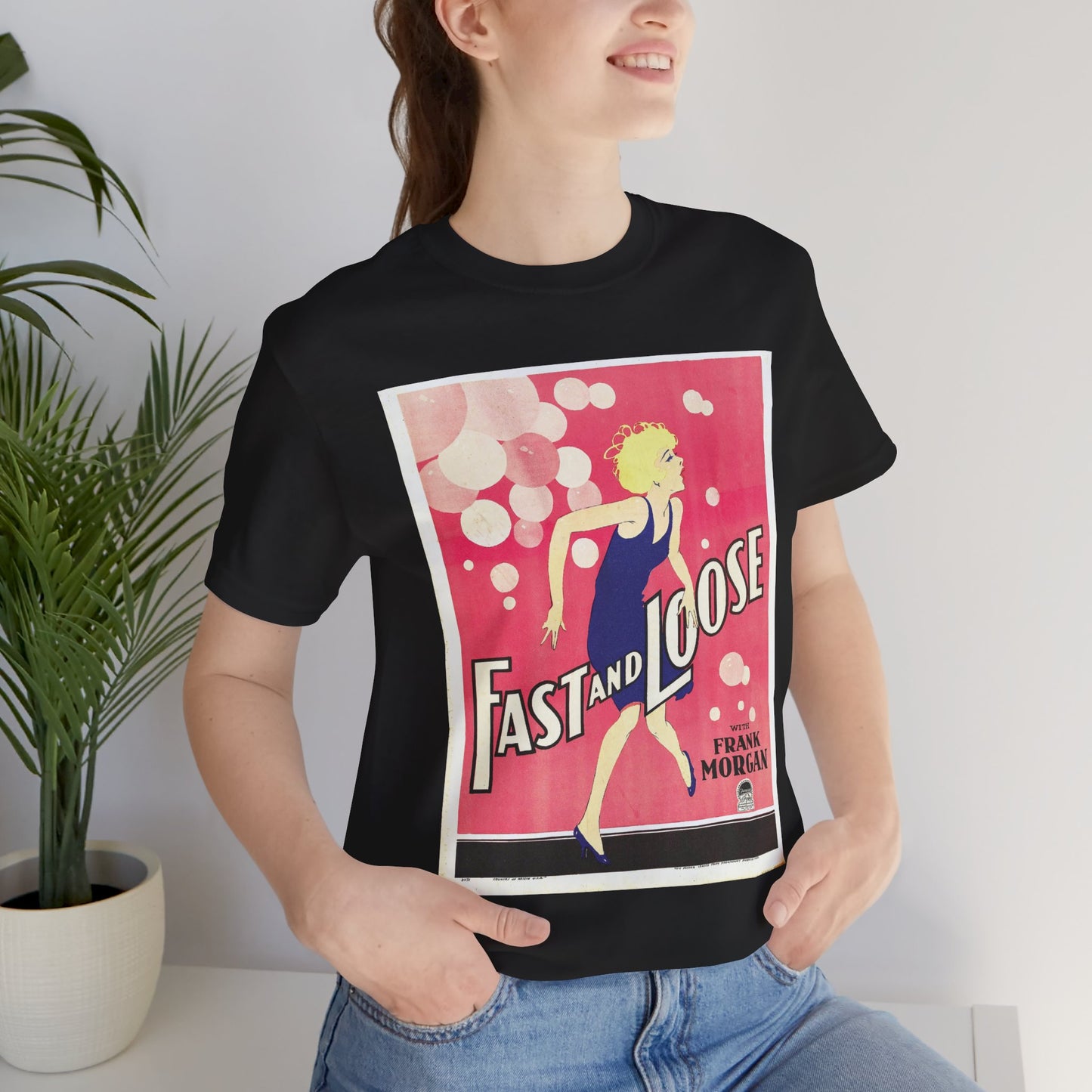 Vintage 'Fast and Loose' Movie Poster T-Shirt - Retro Film Wear