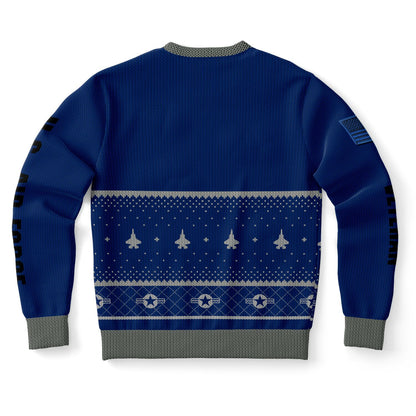Air Force Veteran Ugly Sweater Sweatshirt