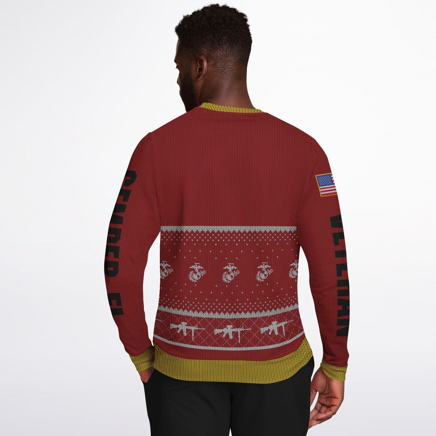 Marine Corps Veteran Ugly Sweater Sweatshirt