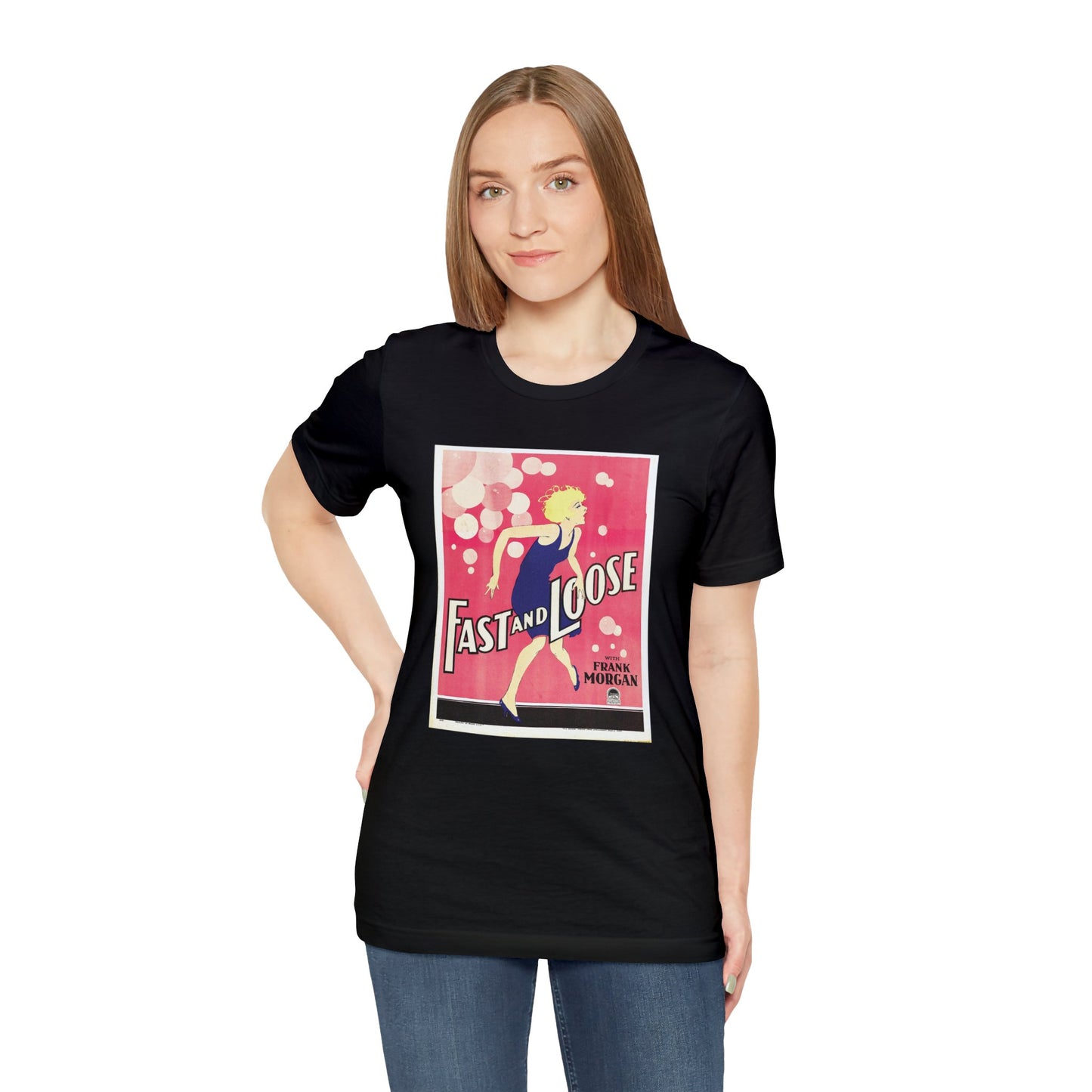 Vintage 'Fast and Loose' Movie Poster T-Shirt - Retro Film Wear