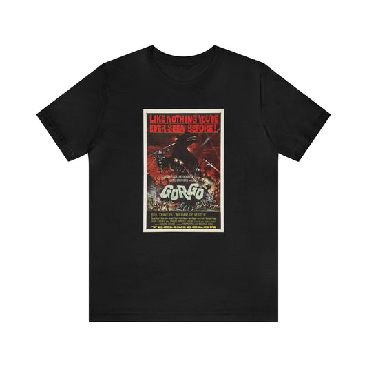 Vintage 'Gorgo' Movie Poster Men's T-Shirt - Retro Cinema Wear