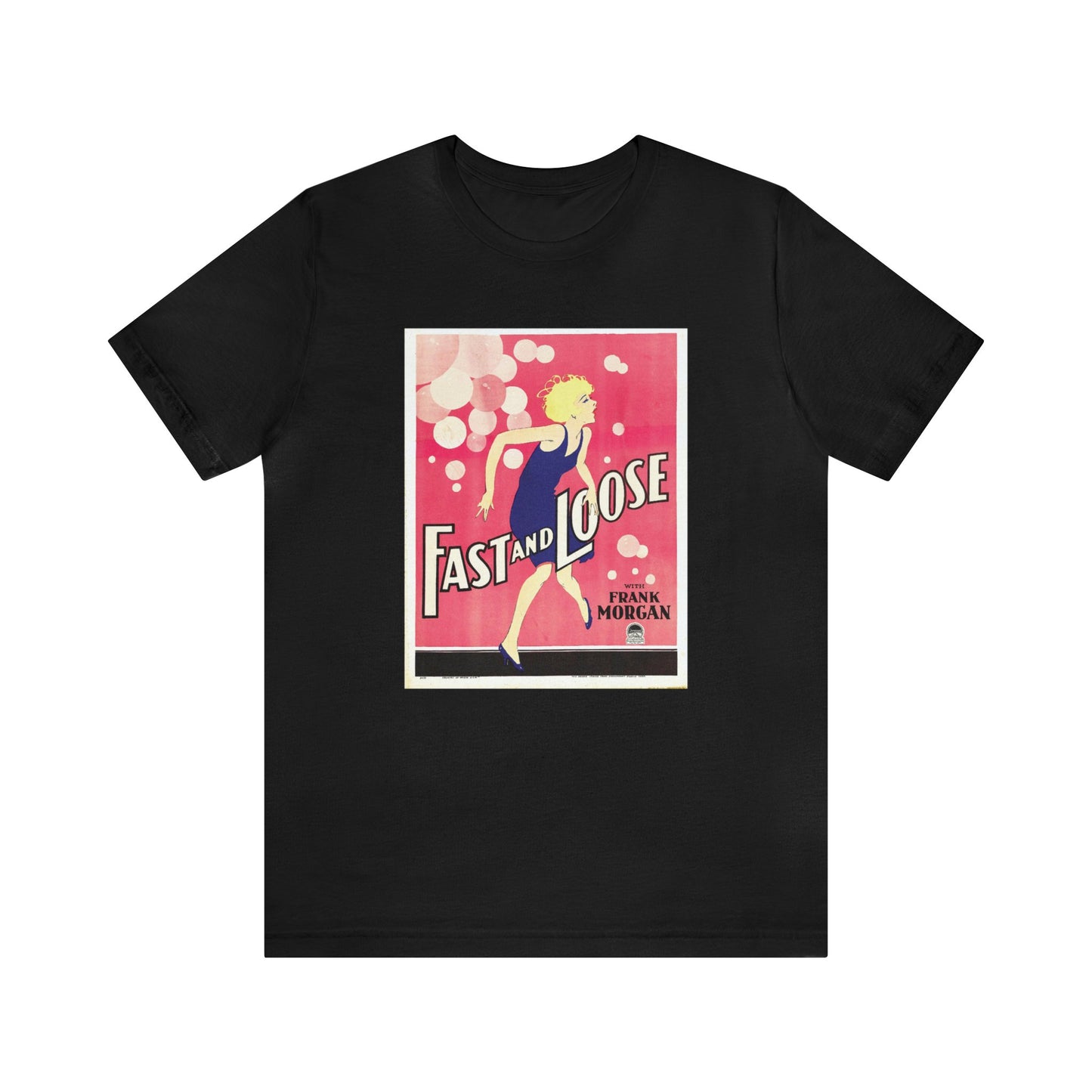 Vintage 'Fast and Loose' Movie Poster T-Shirt - Retro Film Wear