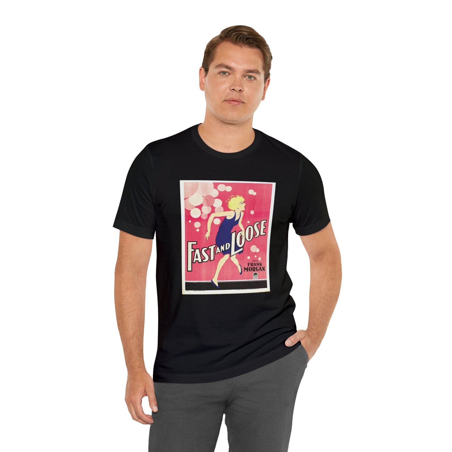 Vintage 'Fast and Loose' Movie Poster T-Shirt - Retro Film Wear