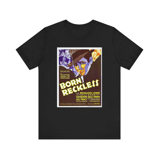 Born Reckless Vintage Movie Poster T-Shirt