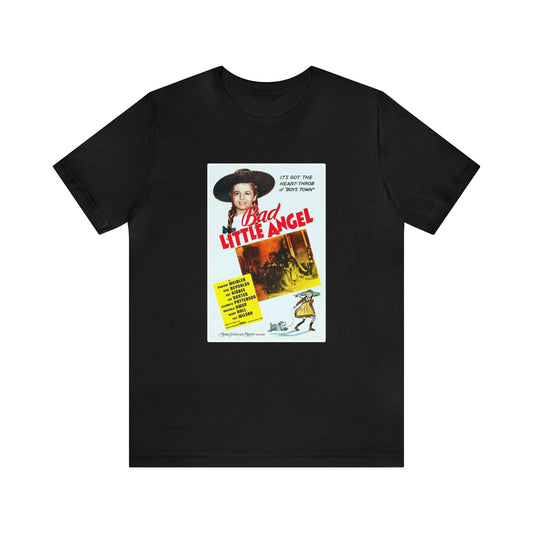 Vintage 'Bad Little Angel' Movie Poster T-Shirt - Retro Cinema Wear