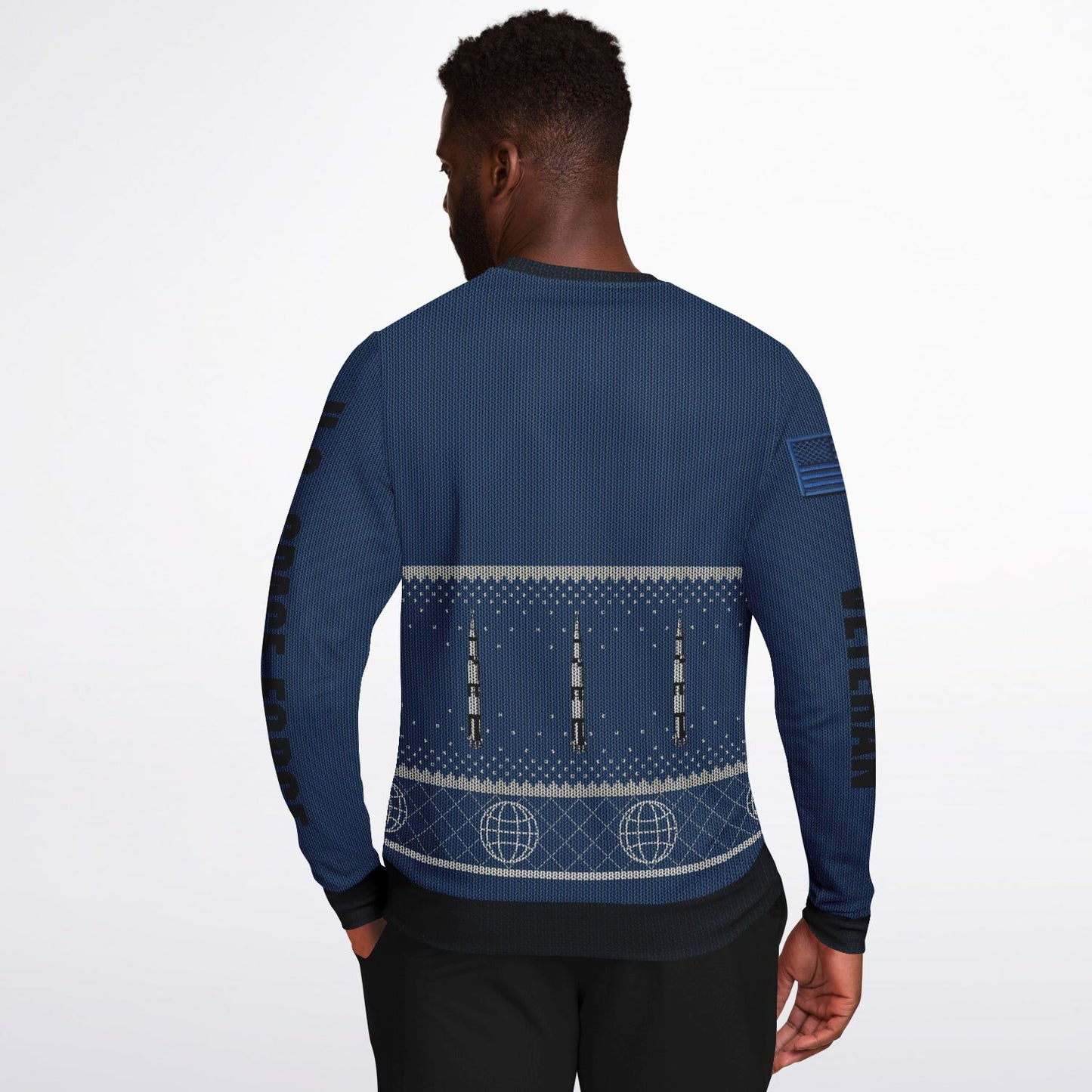 Space Force Veteran Ugly Sweater Sweatshirt