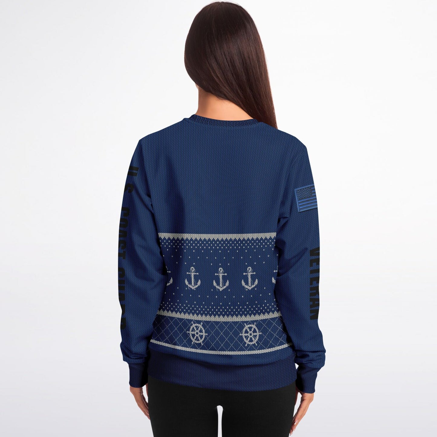 Coast Guard Veteran Ugly Sweater Sweatshirt