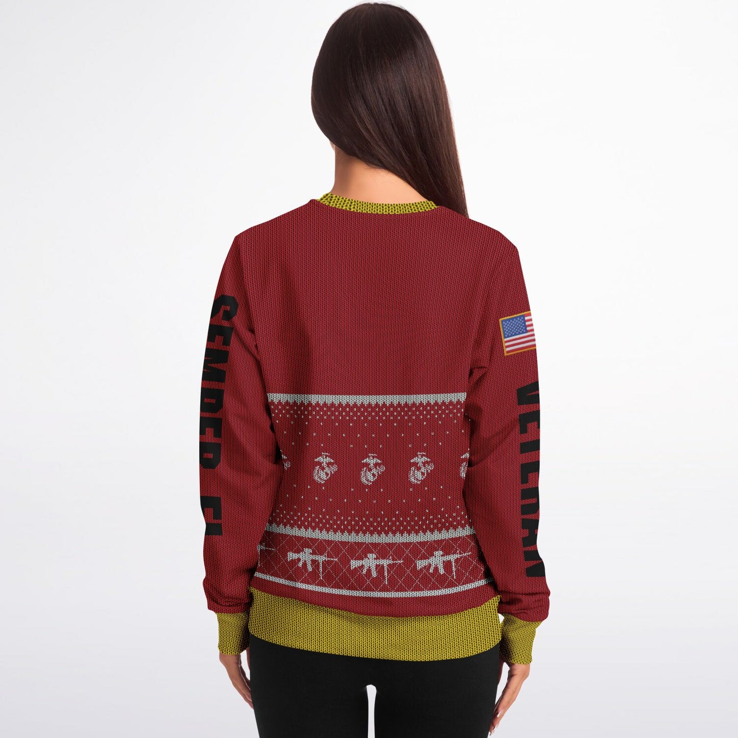 Marine Corps Veteran Ugly Sweater Sweatshirt