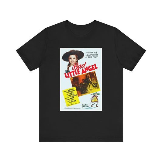 Vintage 'Bad Little Angel' Movie Poster T-Shirt - Retro Cinema Wear