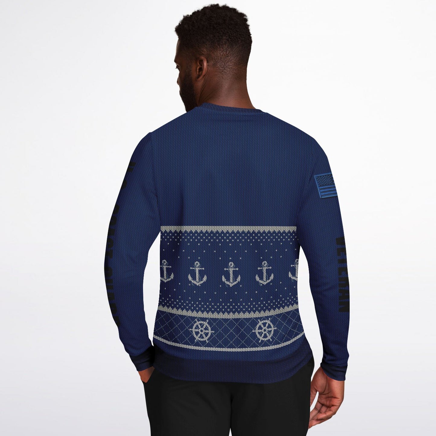 Coast Guard Veteran Ugly Sweater Sweatshirt