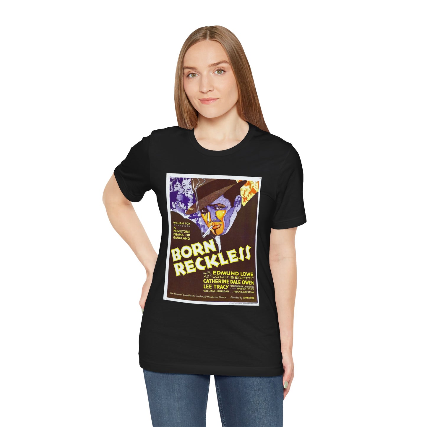 Born Reckless Vintage Movie Poster T-Shirt