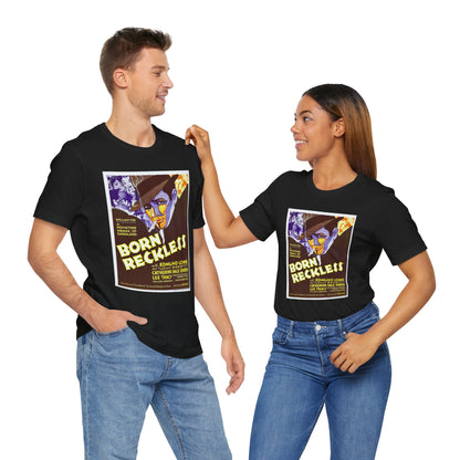 Born Reckless Vintage Movie Poster T-Shirt
