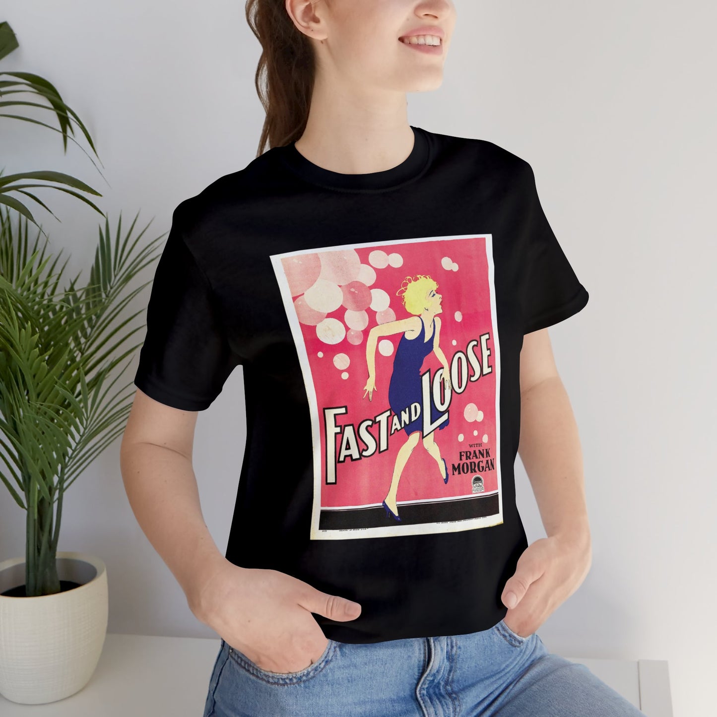 Vintage 'Fast and Loose' Movie Poster T-Shirt - Retro Film Wear