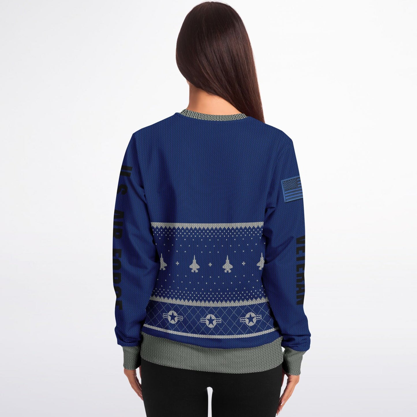 Air Force Veteran Ugly Sweater Sweatshirt