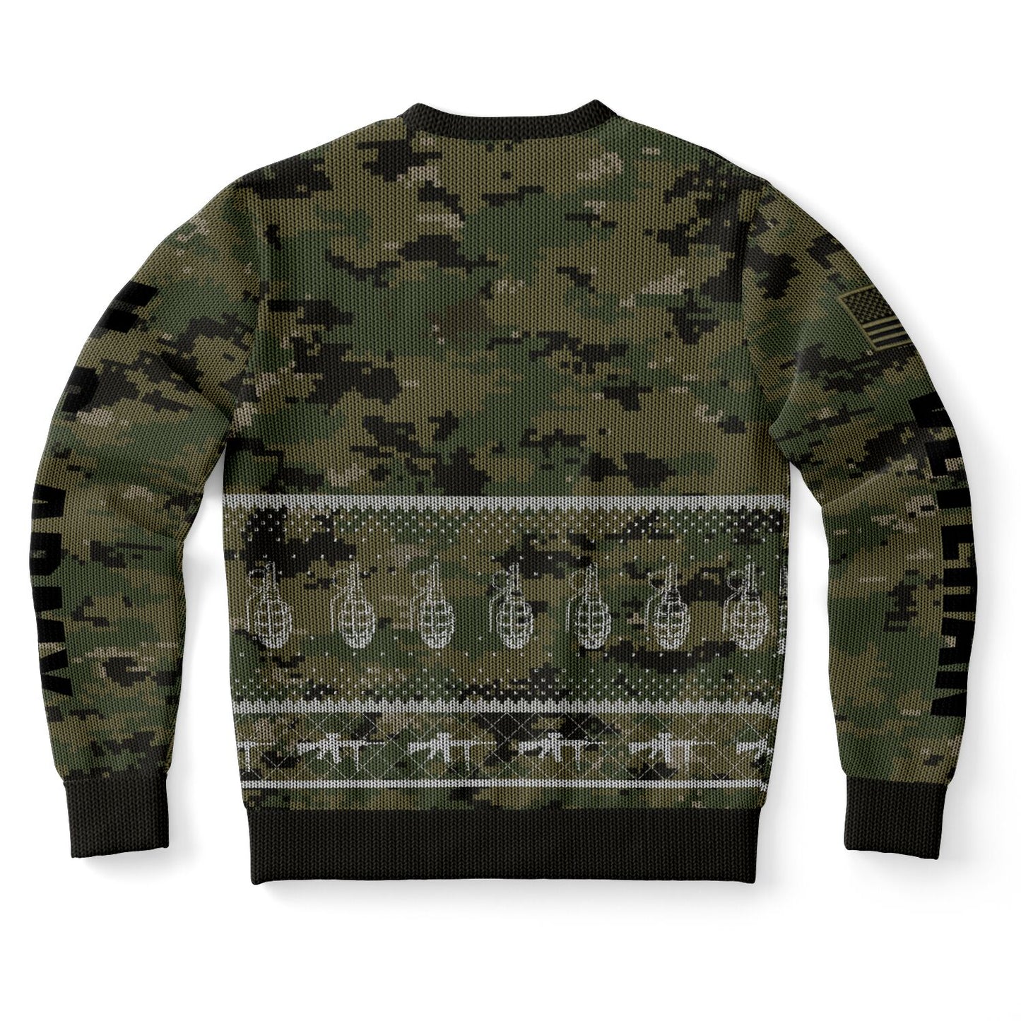 Army Veteran Ugly Sweater Sweatshirt