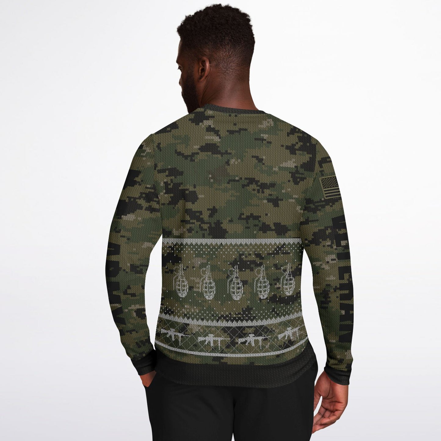 Army Veteran Ugly Sweater Sweatshirt