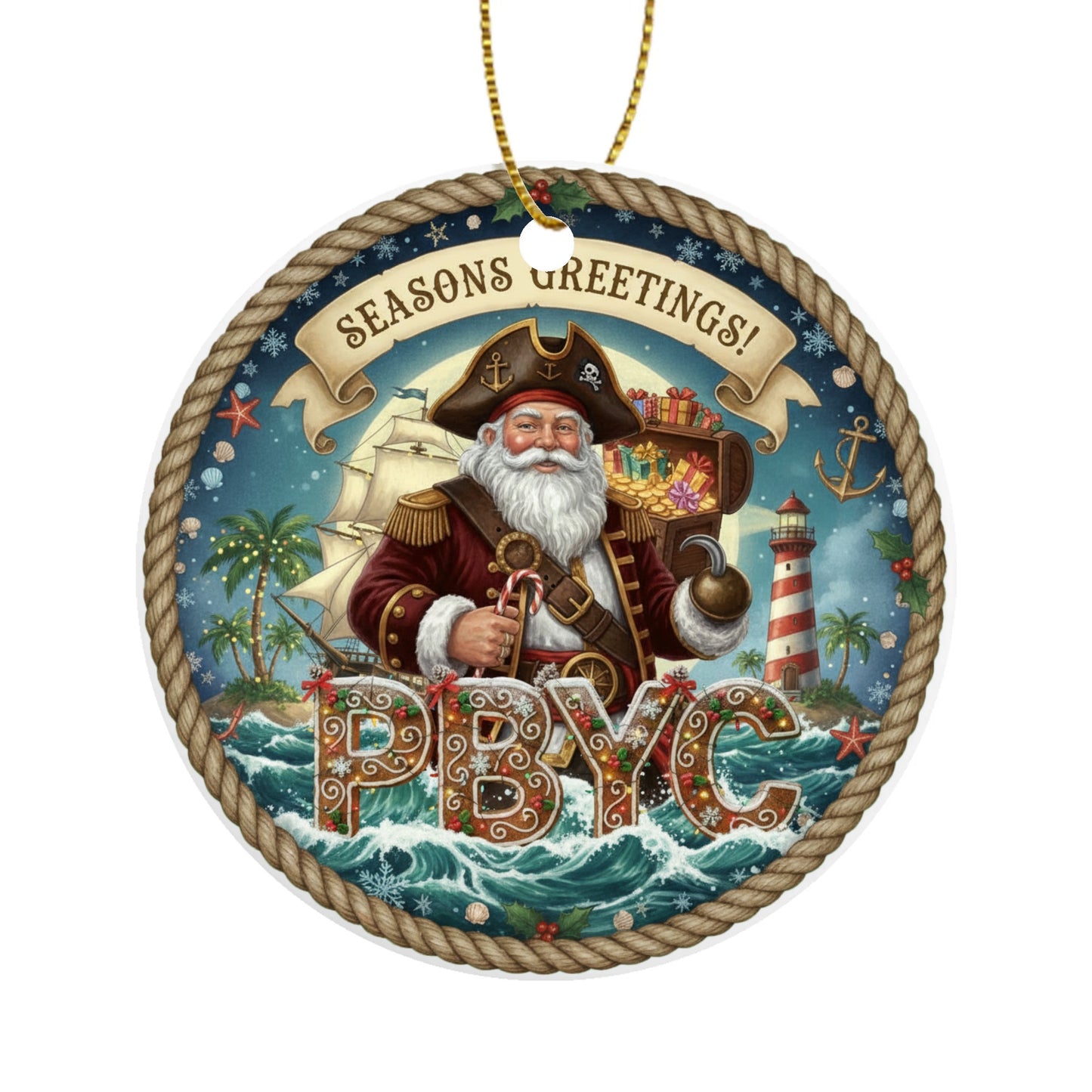 Punta Banda Yacht Club Christmas Ornament